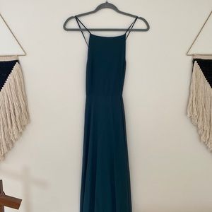 LULUS Emerald Green Maxi Dress